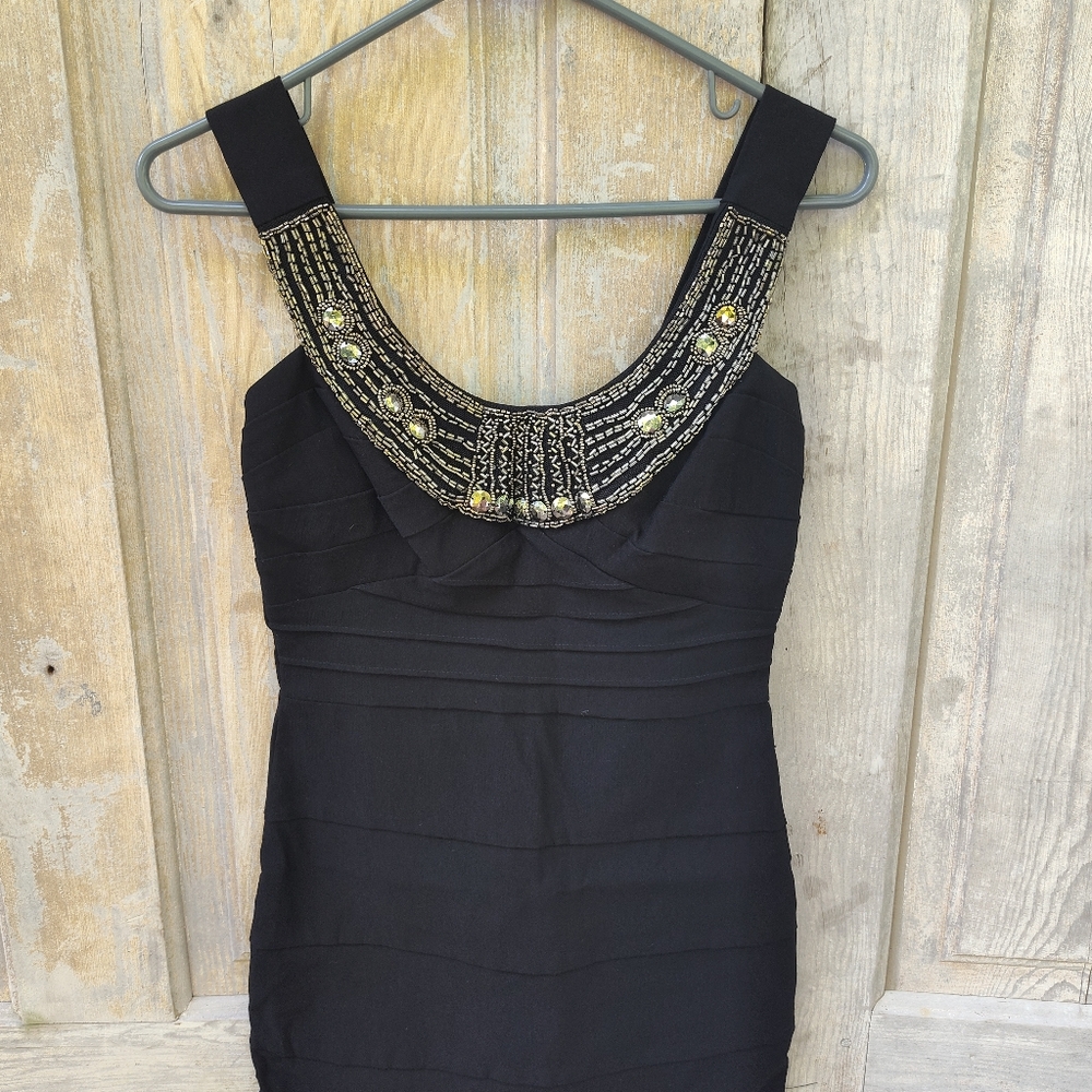Black Bodycon Bandage Dress